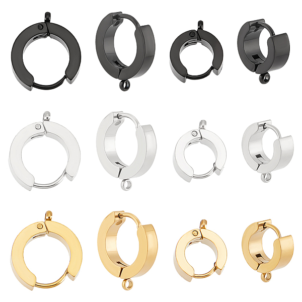 PandaHall UNICRAFTALE 12 Pcs 3 Colors 304 Stainless Steel Huggie Hoop Earrings Findings 12~15.5mm Long Hoop Earrings DIY Hypoallergenic...
PandaHall UNICRAFTALE 12 Pcs 3 Colors 304 Stainless Steel Huggie Hoop Earrings Findings 12~15.5mm Long Hoop Earrings DIY Hypoallergenic...