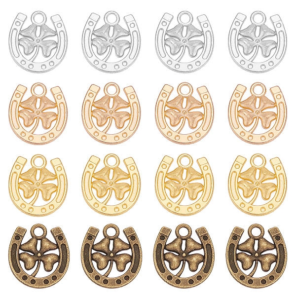 PandaHall CHGCRAFT Alloy Pendants, U-shape with Four Leaf Clover, Cadmium Free & Lead Free, Mixed Color, 16x15x2mm, Hole: 1.5mm, 80pcs/box...
PandaHall CHGCRAFT Alloy Pendants, U-shape with Four Leaf Clover, Cadmium Free & Lead Free, Mixed Color, 16x15x2mm, Hole: 1.5mm, 80pcs/box...
