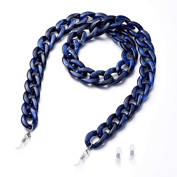 PandaHall Eyeglasses Chains, Neck Strap for Eyeglasses, with Acrylic Curb Chains, 304 Stainless Steel Lobster Claw Clasps and Rubber Loop..., Blue
PandaHall Eyeglasses Chains, Neck Strap for Eyeglasses, with Acrylic Curb Chains, 304 Stainless Steel Lobster Claw Clasps and Rubber Loop..., Blue