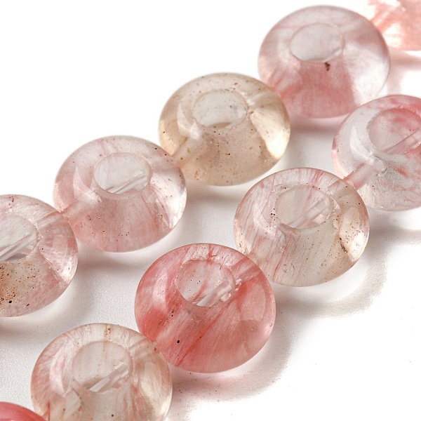 PandaHall Cherry Quartz Glass Beads Strands, Rondelle, 10~10.5x4~4.5mm, Hole: 1.2mm, about 20pcs/strand, 7.95''(20.2cm) Cherry Quartz Glass...
PandaHall Cherry Quartz Glass Beads Strands, Rondelle, 10~10.5x4~4.5mm, Hole: 1.2mm, about 20pcs/strand, 7.95''(20.2cm) Cherry Quartz Glass...