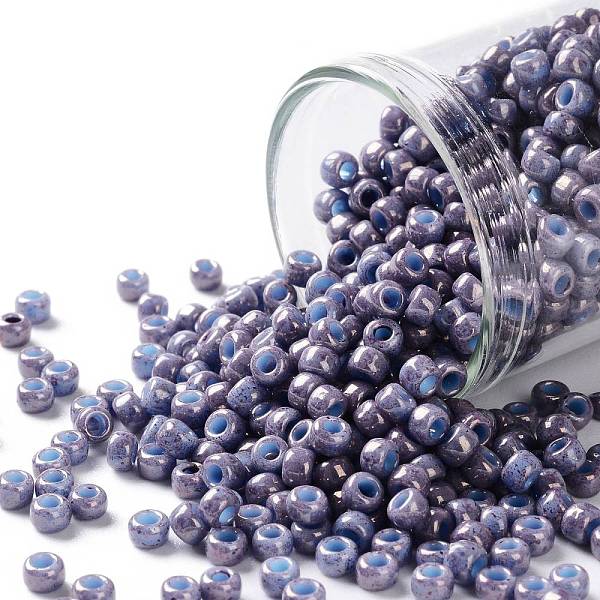 PandaHall TOHO Round Seed Beads, Japanese Seed Beads, (1204) Opaque Light Blue Amethyst Marbled, 8/0, 3mm, Hole: 1mm, about 1110pcs/50g...
PandaHall TOHO Round Seed Beads, Japanese Seed Beads, (1204) Opaque Light Blue Amethyst Marbled, 8/0, 3mm, Hole: 1mm, about 1110pcs/50g...