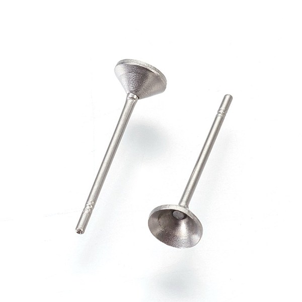 PandaHall 304 Stainless Steel Post Stud Earring Settings, for Pointed Back Xilion Rivoli Rhinestone, Stainless Steel Color, Fit For: 3mm...
PandaHall 304 Stainless Steel Post Stud Earring Settings, for Pointed Back Xilion Rivoli Rhinestone, Stainless Steel Color, Fit For: 3mm...