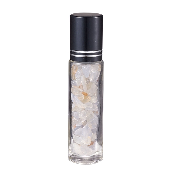 PandaHall Glass Roller Ball Bottles, Essential Oil Refillable Bottle, with Blue Chalcedony Chip Beads, for Personal Care, 85x20mm, Beads...
PandaHall Glass Roller Ball Bottles, Essential Oil Refillable Bottle, with Blue Chalcedony Chip Beads, for Personal Care, 85x20mm, Beads...