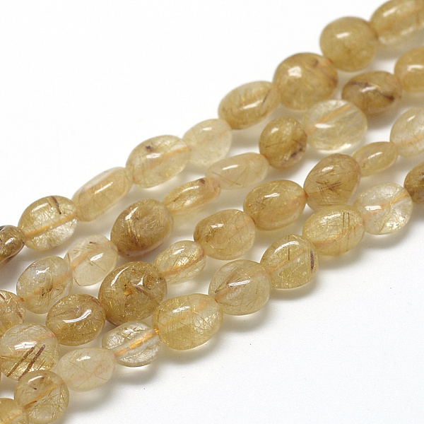 PandaHall Natural Gold Rutilated Quartz Beads Strands, Oval, 6~10x4~7x4~7mm, Hole: 1mm, about 43~62pcs/strand, 15.7 inch Rutilated Quartz...
PandaHall Natural Gold Rutilated Quartz Beads Strands, Oval, 6~10x4~7x4~7mm, Hole: 1mm, about 43~62pcs/strand, 15.7 inch Rutilated Quartz...
