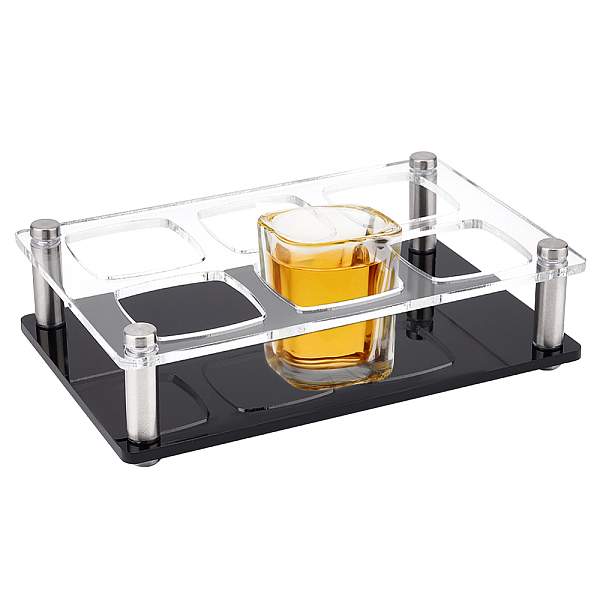 PandaHall Acrylic Shot Glass Serving Set with 6pcs 1.89" Hole Square Base Shot Glasses Crystal Shot Glass Holder Tray Drinking Serving..., Clear
PandaHall Acrylic Shot Glass Serving Set with 6pcs 1.89" Hole Square Base Shot Glasses Crystal Shot Glass Holder Tray Drinking Serving..., Clear