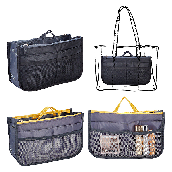 PandaHall WADORN 2Pcs 2 Colors Purse Multifunctional Organizer Insert, Nylon & Polyester Storage Bag, with Alloy Zipper, Mixed Color..., Multicolor
PandaHall WADORN 2Pcs 2 Colors Purse Multifunctional Organizer Insert, Nylon & Polyester Storage Bag, with Alloy Zipper, Mixed Color..., Multicolor