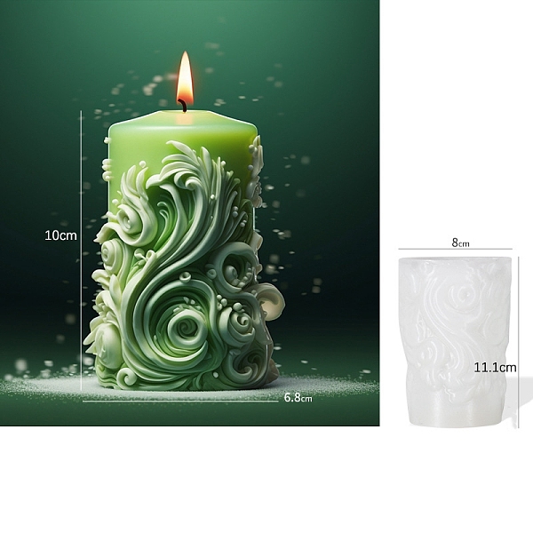 PandaHall Column Candle DIY Food Grade Silicone Mold, For Candle Making, Flower, 11.1x8x7.7cm, Inner Diameter: 10x6.8x6.7cm Silicone Flower
PandaHall Column Candle DIY Food Grade Silicone Mold, For Candle Making, Flower, 11.1x8x7.7cm, Inner Diameter: 10x6.8x6.7cm Silicone Flower