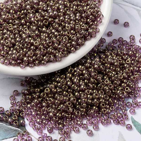 PandaHall MIYUKI Round Rocailles Beads, Japanese Seed Beads, 8/0, (RR2448) Dark Topaz Rainbow Gold Luster, 3mm, Hole: 1mm, about..., Brown
PandaHall MIYUKI Round Rocailles Beads, Japanese Seed Beads, 8/0, (RR2448) Dark Topaz Rainbow Gold Luster, 3mm, Hole: 1mm, about..., Brown