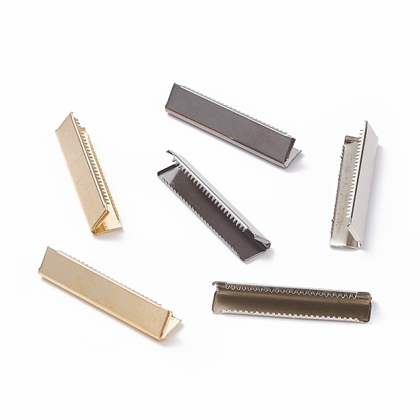 PandaHall (Defective Closeout Sale: Scratch), Iron Ribbon Crimp Ends, Crimp End Findings, Mixed Color, 8x40mm Iron
PandaHall (Defective Closeout Sale: Scratch), Iron Ribbon Crimp Ends, Crimp End Findings, Mixed Color, 8x40mm Iron