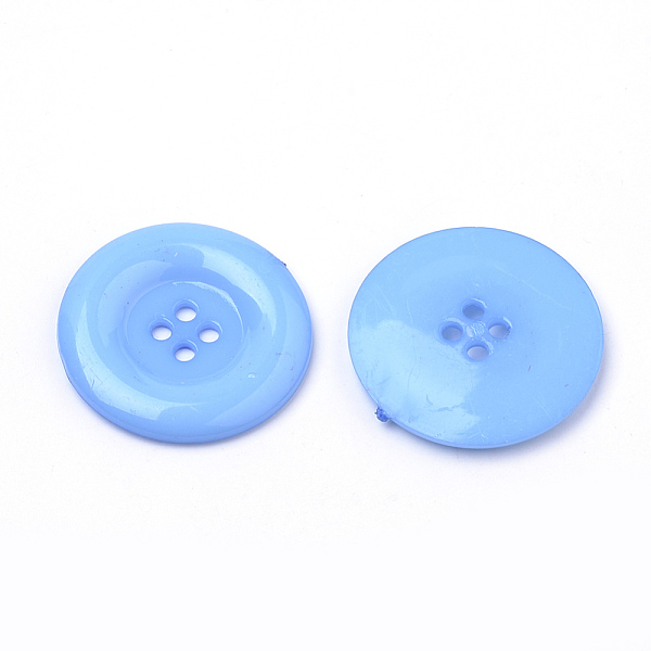 PandaHall 4-Hole Acrylic Buttons, Flat Round, Cornflower Blue, 31x4mm, Hole: 2mm Acrylic Flat Round Blue
PandaHall 4-Hole Acrylic Buttons, Flat Round, Cornflower Blue, 31x4mm, Hole: 2mm Acrylic Flat Round Blue