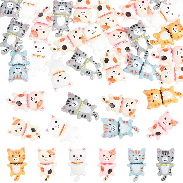 PandaHall SUNNYCLUE 80Pcs Cat Flatbcaks Animal Resin Cabochons Resin Cat Charms Animal Flatback Charms Pet Cats Animals Flat Back Cabochons..., Multicolor
PandaHall SUNNYCLUE 80Pcs Cat Flatbcaks Animal Resin Cabochons Resin Cat Charms Animal Flatback Charms Pet Cats Animals Flat Back Cabochons..., Multicolor