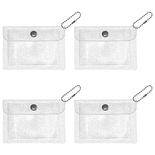 PandaHall Transparent PVC Coin Wallet with Glitter Powders, Iron Snap Button & Bead Chain Change Purse, Card Holder, Clear, 17.5cm Plastic...
PandaHall Transparent PVC Coin Wallet with Glitter Powders, Iron Snap Button & Bead Chain Change Purse, Card Holder, Clear, 17.5cm Plastic...