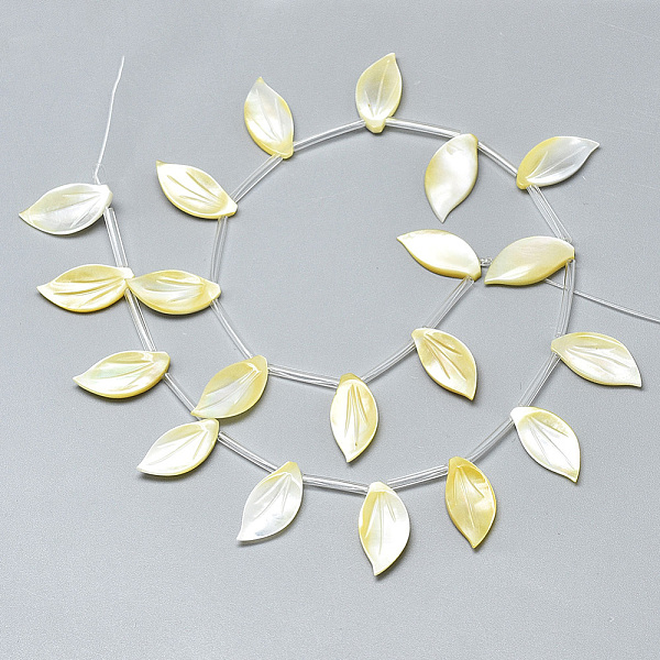 PandaHall Natural Yellow Shell Pendants, Leaf, Champagne Yellow, 18x9x3mm, Hole: 0.7mm Yellow Shell Leaf Yellow
PandaHall Natural Yellow Shell Pendants, Leaf, Champagne Yellow, 18x9x3mm, Hole: 0.7mm Yellow Shell Leaf Yellow