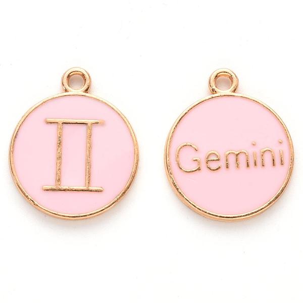 PandaHall Alloy Enamel Pendants, Cadmium Free & Lead Free, Flat Round with Constellation, Light Gold, Pink, Gemini, 22x18x2mm, Hole: 1.5mm...
PandaHall Alloy Enamel Pendants, Cadmium Free & Lead Free, Flat Round with Constellation, Light Gold, Pink, Gemini, 22x18x2mm, Hole: 1.5mm...