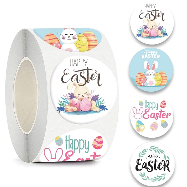 PandaHall 4 Patterns Round Dot Easter Theme Paper Self-adhesive Rabbit Easter Egg Stickers, for Gift Sealing Decor, Mixed Color, Sticker..., Multicolor
PandaHall 4 Patterns Round Dot Easter Theme Paper Self-adhesive Rabbit Easter Egg Stickers, for Gift Sealing Decor, Mixed Color, Sticker..., Multicolor