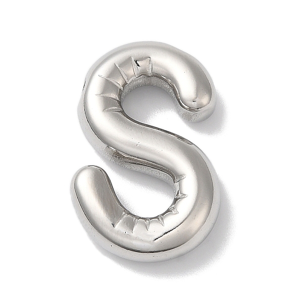 PandaHall 304 Stainless Steel Pendants, Letter Charm, Letter S, 23x19x5mm, Hole: 2mm 304 Stainless Steel Letter S
PandaHall 304 Stainless Steel Pendants, Letter Charm, Letter S, 23x19x5mm, Hole: 2mm 304 Stainless Steel Letter S