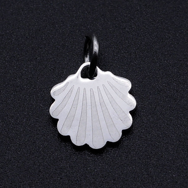 PandaHall 201 Stainless Steel Charms, for DIY Jewelry Making, with Jump Rings, Shell, Stainless Steel Color, 10x9.5x1mm, Hole: 3mm 201...
PandaHall 201 Stainless Steel Charms, for DIY Jewelry Making, with Jump Rings, Shell, Stainless Steel Color, 10x9.5x1mm, Hole: 3mm 201...