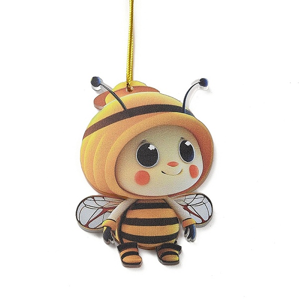 PandaHall Cute Bees Acrylic Pendant Decoration, Nylon Cord for Car Backpack Home Hanging Ornaments, Gold, 320mm Acrylic Bees Gold
PandaHall Cute Bees Acrylic Pendant Decoration, Nylon Cord for Car Backpack Home Hanging Ornaments, Gold, 320mm Acrylic Bees Gold