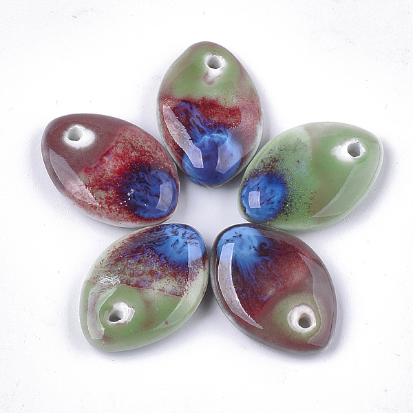 PandaHall Handmade Porcelain Pendants, Fancy Antique Glazed Porcelain, Eye, Dark Sea Green, 25x18x5mm, Hole: 1.8mm Porcelain Eye Green
PandaHall Handmade Porcelain Pendants, Fancy Antique Glazed Porcelain, Eye, Dark Sea Green, 25x18x5mm, Hole: 1.8mm Porcelain Eye Green