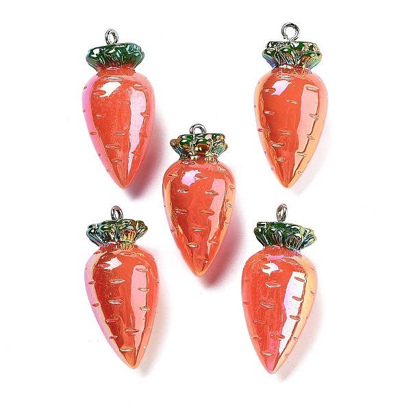 PandaHall AB Color Resin Pendants, Vegetable Charms with Platinum Plated Iron Loops, Carrot, 34~37x15~16mm, Hole: 2mm Iron+Resin Carrot
PandaHall AB Color Resin Pendants, Vegetable Charms with Platinum Plated Iron Loops, Carrot, 34~37x15~16mm, Hole: 2mm Iron+Resin Carrot