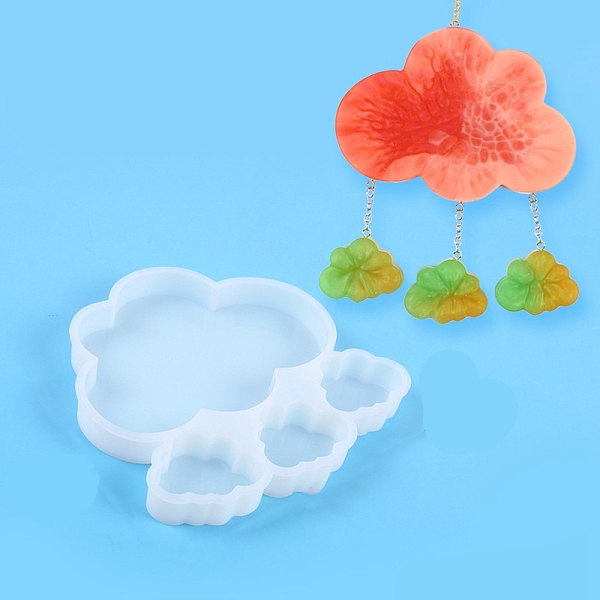PandaHall DIY Cloud Silicone Pendant Molds, Resin Casting Molds, for UV Resin, Epoxy Resin Wind Chime Craft Making, White, 185x196x6mm...
PandaHall DIY Cloud Silicone Pendant Molds, Resin Casting Molds, for UV Resin, Epoxy Resin Wind Chime Craft Making, White, 185x196x6mm...