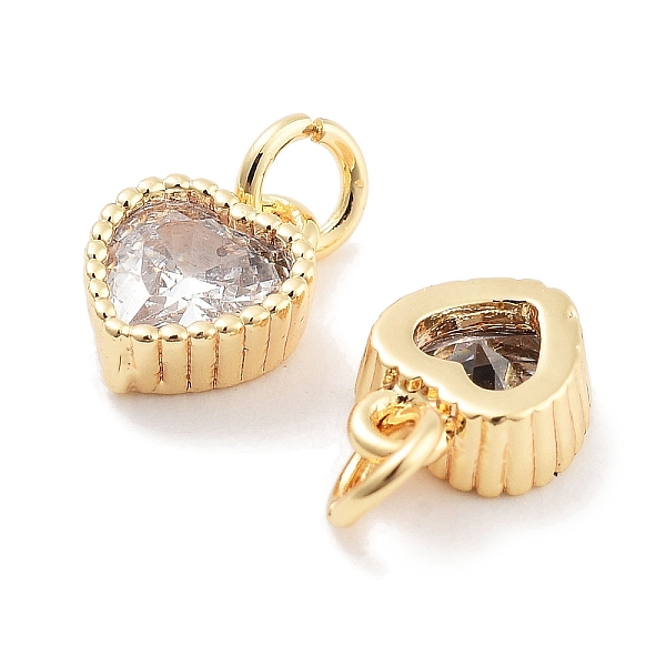 PandaHall Brass with Cubic Zirconia Pendant, with Jump Ring, Heart, Real 18K Gold Plated, 8x6x2.8mm, Hole: 2.4mm Brass+Cubic Zirconia Heart..., Clear
PandaHall Brass with Cubic Zirconia Pendant, with Jump Ring, Heart, Real 18K Gold Plated, 8x6x2.8mm, Hole: 2.4mm Brass+Cubic Zirconia Heart..., Clear