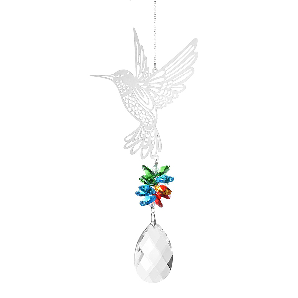 PandaHall Teardrop Glass Hanging Suncatcher Pendant Decoration, Crystal Ceiling Chandelier Ball Prism Pendants, with Stainless Steel...
PandaHall Teardrop Glass Hanging Suncatcher Pendant Decoration, Crystal Ceiling Chandelier Ball Prism Pendants, with Stainless Steel...