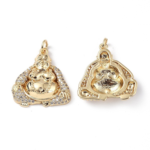 PandaHall Brass Micro Pave Cubic Zirconia Pendants, with Jump Ring, Real 18K Gold Plated, Buddha Charms, Clear, 21.5x20.5x5mm, Hole: 3mm...
PandaHall Brass Micro Pave Cubic Zirconia Pendants, with Jump Ring, Real 18K Gold Plated, Buddha Charms, Clear, 21.5x20.5x5mm, Hole: 3mm...