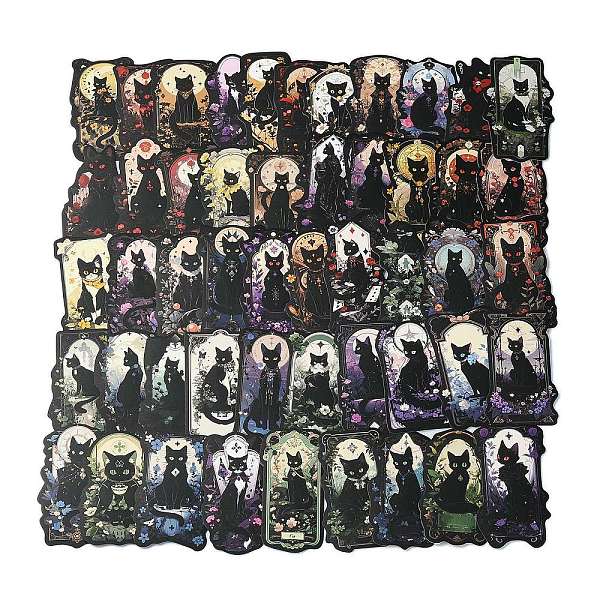 PandaHall 50Pcs Black Cat Shape PVC Waterproof Stickers, Self-adhesive Decals, for Suitcase, Skateboard, Refrigerator, Helmet, Mobile Phone...
PandaHall 50Pcs Black Cat Shape PVC Waterproof Stickers, Self-adhesive Decals, for Suitcase, Skateboard, Refrigerator, Helmet, Mobile Phone...