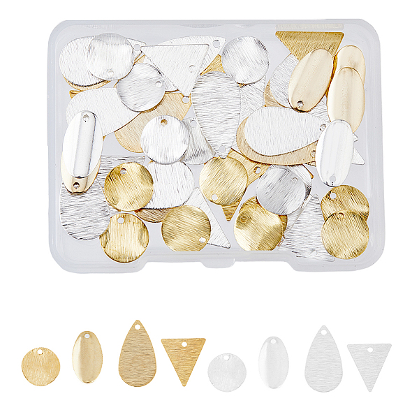 PandaHall SUPERFINDINGS 64Pcs 4 Styles Stamping Blank Tags 2 Colors Brass Blank Charms Pendants Metal Teardrop Flat Round Triangle Oval Tag...
PandaHall SUPERFINDINGS 64Pcs 4 Styles Stamping Blank Tags 2 Colors Brass Blank Charms Pendants Metal Teardrop Flat Round Triangle Oval Tag...