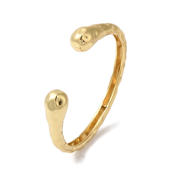 PandaHall Rack Plating Brass Textured Open Cuff Bangles, Cadmium Free & Lead Free, Long-Lasting Plated, Real 18K Gold Plated, Inner Diameter...
PandaHall Rack Plating Brass Textured Open Cuff Bangles, Cadmium Free & Lead Free, Long-Lasting Plated, Real 18K Gold Plated, Inner Diameter...