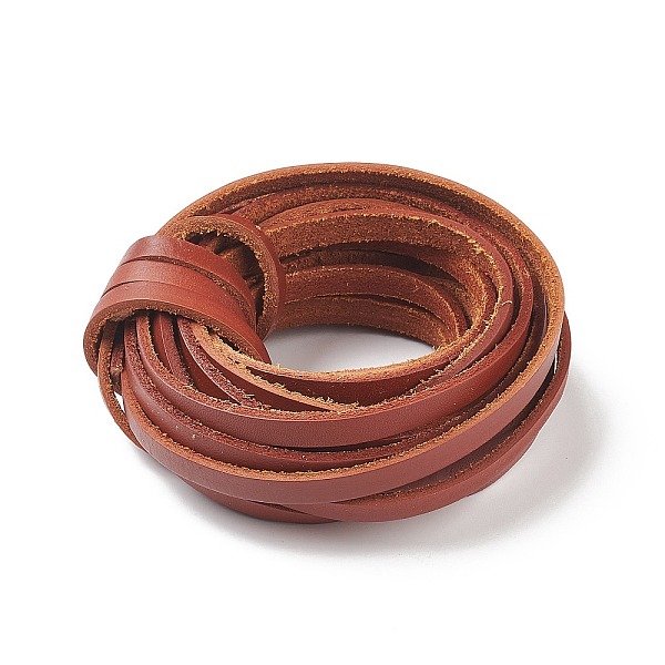 PandaHall Flat Cowhide Cord, for Necklace & Bracelet Making Accessories, Indian Red, 6x2mm Cowhide Flat
PandaHall Flat Cowhide Cord, for Necklace & Bracelet Making Accessories, Indian Red, 6x2mm Cowhide Flat