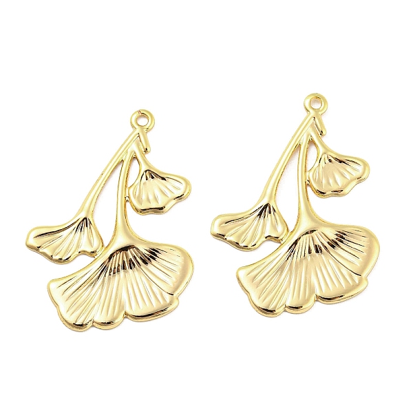 PandaHall Brass Pendants, Ginkgo Leaf Charms, Real 18K Gold Plated, 29x22.5x1.8mm, Hole: 1mm Brass Leaf
PandaHall Brass Pendants, Ginkgo Leaf Charms, Real 18K Gold Plated, 29x22.5x1.8mm, Hole: 1mm Brass Leaf
