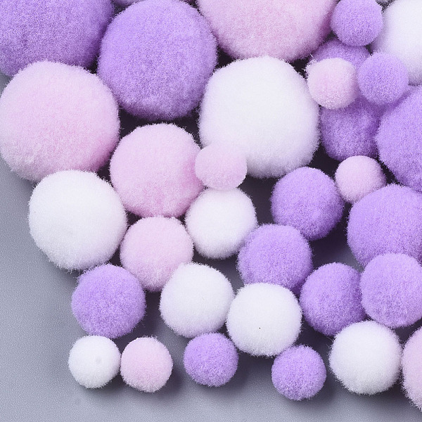 PandaHall DIY Doll Craft Polyester High-elastic Pom Pom Ball, Round, Mixed Color, 7~29mm Polyester Multicolor
PandaHall DIY Doll Craft Polyester High-elastic Pom Pom Ball, Round, Mixed Color, 7~29mm Polyester Multicolor