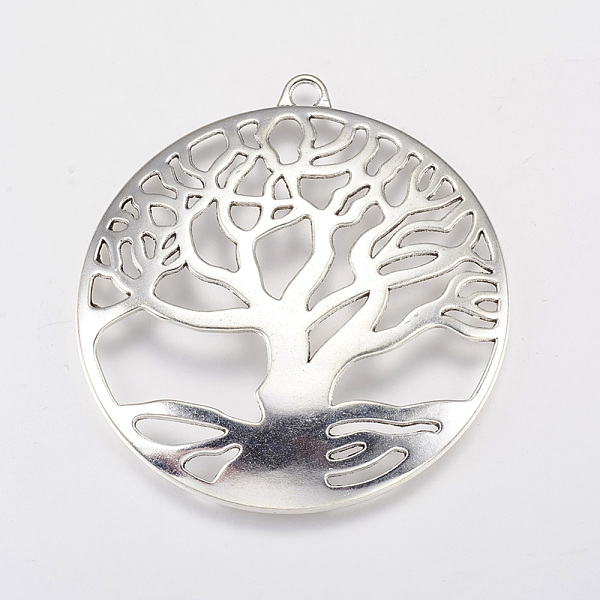 PandaHall Tibetan Style Pendant Cabochon Settings, Tree of Life, Lead Free, Antique Silver, 61x58x3mm, Tray: 55mm, Hole: 4mm Alloy Tree
PandaHall Tibetan Style Pendant Cabochon Settings, Tree of Life, Lead Free, Antique Silver, 61x58x3mm, Tray: 55mm, Hole: 4mm Alloy Tree