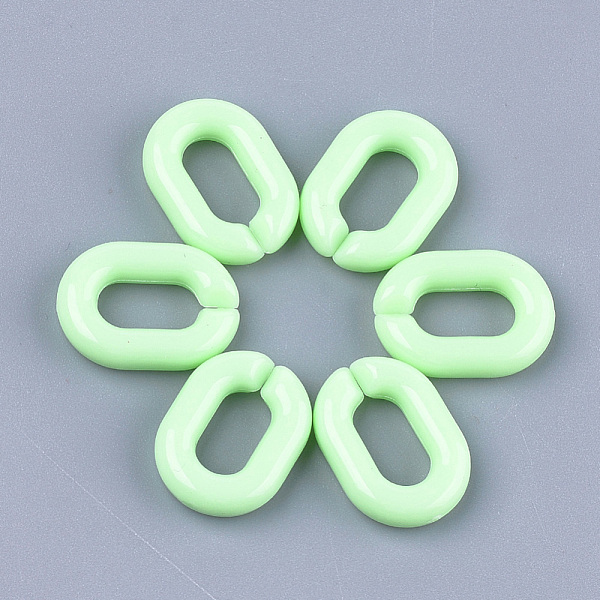 PandaHall Acrylic Linking Rings, Quick Link Connectors, For Jewelry Chains Making, Oval, Pale Green, 19x14x4.5mm, Hole: 11x5.5mm Acrylic...
PandaHall Acrylic Linking Rings, Quick Link Connectors, For Jewelry Chains Making, Oval, Pale Green, 19x14x4.5mm, Hole: 11x5.5mm Acrylic...