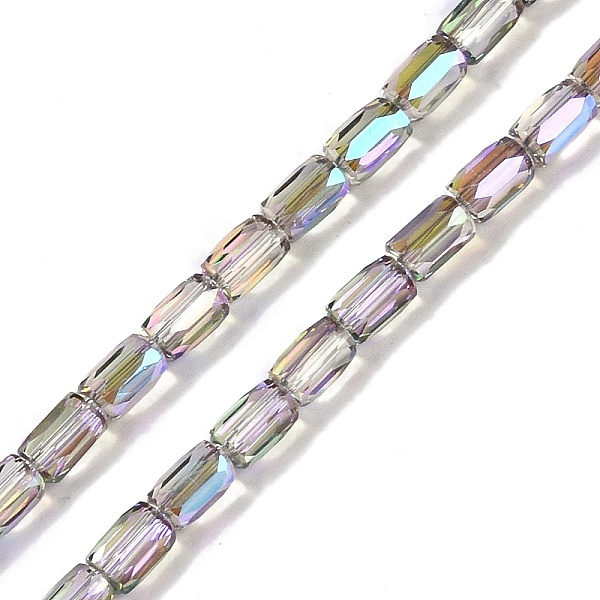 PandaHall Electroplate Glass Beads Strands, Half Plated, Faceted, Column, Thistle, 6.5x4mm, Hole: 0.8mm, about 80pcs/strand, 20.08''(51cm)..., Purple
PandaHall Electroplate Glass Beads Strands, Half Plated, Faceted, Column, Thistle, 6.5x4mm, Hole: 0.8mm, about 80pcs/strand, 20.08''(51cm)..., Purple