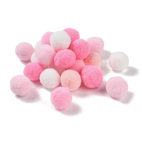 PandaHall Polyester Ball Decoration, Pom Pom Ball, For DIY Craft, Pink, 2.6~3cm, about 30pcs/set Polyester Round Pink
PandaHall Polyester Ball Decoration, Pom Pom Ball, For DIY Craft, Pink, 2.6~3cm, about 30pcs/set Polyester Round Pink