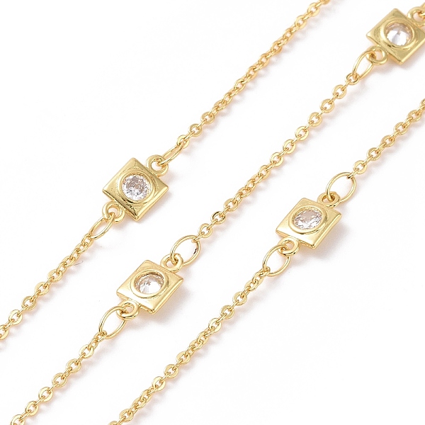 PandaHall Clear Cubic Zirconia Square Link Chains, with Brass Findings, Unwelded, with Spool, Cadmium Free & Nickel Free & Lead Free, Real...
PandaHall Clear Cubic Zirconia Square Link Chains, with Brass Findings, Unwelded, with Spool, Cadmium Free & Nickel Free & Lead Free, Real...