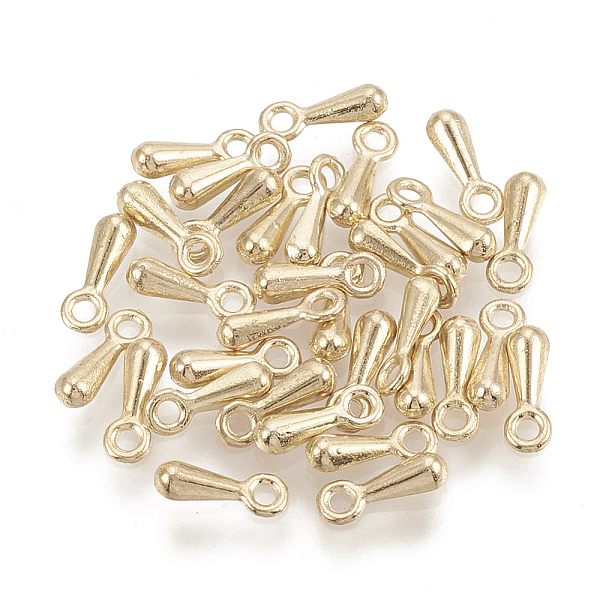 PandaHall Alloy Charms, Chain Extender Drop, Teardrop, Light Gold, 7x2.5x2mm, Hole: 1mm, about 5000pcs/bag Alloy Teardrop
PandaHall Alloy Charms, Chain Extender Drop, Teardrop, Light Gold, 7x2.5x2mm, Hole: 1mm, about 5000pcs/bag Alloy Teardrop