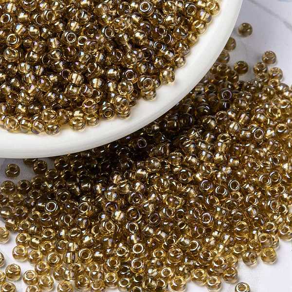 PandaHall MIYUKI Round Rocailles Beads, Japanese Seed Beads, 8/0, (RR3732), 3mm, Hole: 1.1mm, about 422~455pcs/10g Glass Brown
PandaHall MIYUKI Round Rocailles Beads, Japanese Seed Beads, 8/0, (RR3732), 3mm, Hole: 1.1mm, about 422~455pcs/10g Glass Brown