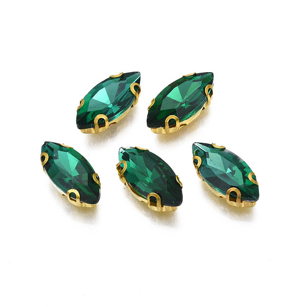 PandaHall Sew on Rhinestone, Transparent Glass Rhinestones, with Iron Prong Settings, Faceted, Horse Eye, Teal, 15x7x4.5mm, Hole: 1mm Glass..., Cyan
PandaHall Sew on Rhinestone, Transparent Glass Rhinestones, with Iron Prong Settings, Faceted, Horse Eye, Teal, 15x7x4.5mm, Hole: 1mm Glass..., Cyan