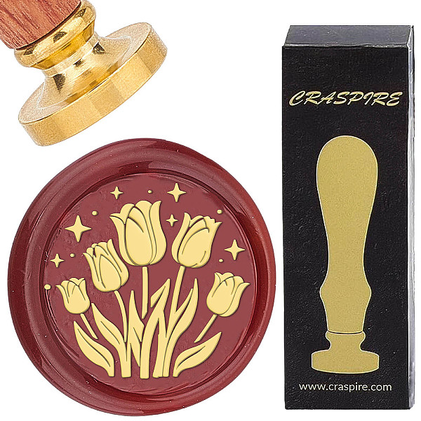 PandaHall CRASPIRE Flower Wax Seal Stamp Tulip Sealing Wax Stamps Star 25mm Retro Rosewood Handle Removable Brass Head for Wedding...
PandaHall CRASPIRE Flower Wax Seal Stamp Tulip Sealing Wax Stamps Star 25mm Retro Rosewood Handle Removable Brass Head for Wedding...