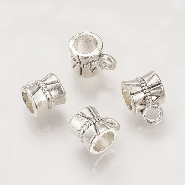 PandaHall Tibetan Style Alloy Tube Bails, Loop Bails, Bail Beads, Cadmium Free & Lead Free, Antique Silver, 9x6x6mm, Hole: 1.5mm, Inner...
PandaHall Tibetan Style Alloy Tube Bails, Loop Bails, Bail Beads, Cadmium Free & Lead Free, Antique Silver, 9x6x6mm, Hole: 1.5mm, Inner...