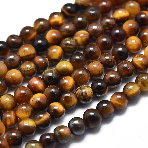 PandaHall Natural Tiger Eye Beads Strands, Round, 3mm, Hole: 0.5mm, about 130pcs/Strand, 15.35 inch(39cm) Tiger Eye Round
PandaHall Natural Tiger Eye Beads Strands, Round, 3mm, Hole: 0.5mm, about 130pcs/Strand, 15.35 inch(39cm) Tiger Eye Round