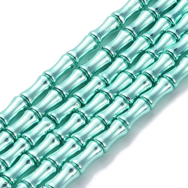 PandaHall Electroplate Glass Beads Strands, Bamboo, Aquamarine, 8x4.5mm, Hole: 0.8mm, about 50pcs/strand, 15.75''(40cm) Glass Bamboo Green
PandaHall Electroplate Glass Beads Strands, Bamboo, Aquamarine, 8x4.5mm, Hole: 0.8mm, about 50pcs/strand, 15.75''(40cm) Glass Bamboo Green
