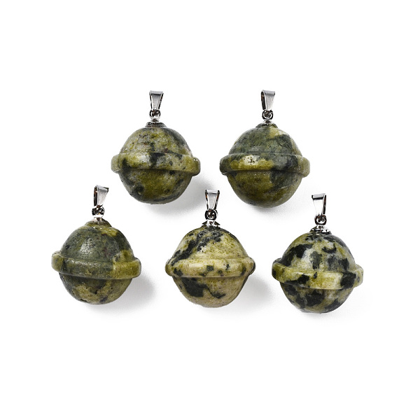 PandaHall Natural TaiWan Jade Pendants, with Stainless Steel Color Tone Stainless Steel Findings, Planet, 22.5x20mm, Hole: 3x5mm TaiWan Jade...
PandaHall Natural TaiWan Jade Pendants, with Stainless Steel Color Tone Stainless Steel Findings, Planet, 22.5x20mm, Hole: 3x5mm TaiWan Jade...
