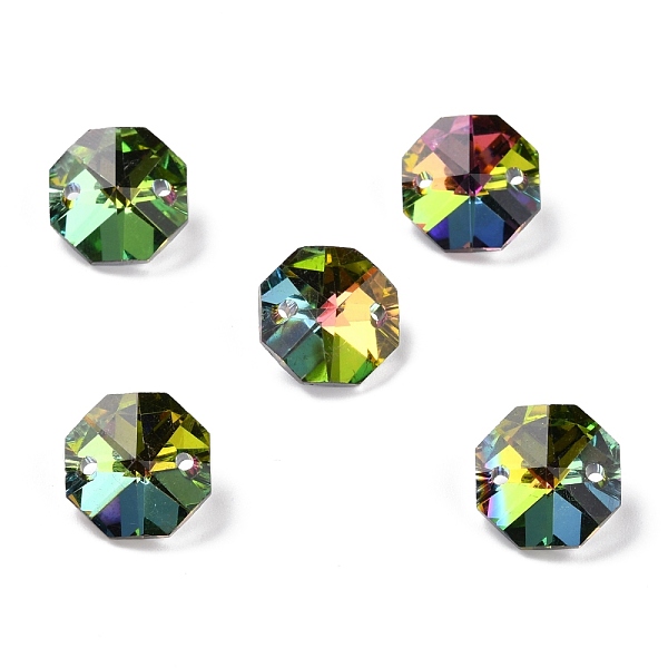 PandaHall Electroplate Glass Links Connectors, Faceted, for Chandelier Prism Beads Chain, DIY Craft Jewelry Decoration, Octagon, Colorful...
PandaHall Electroplate Glass Links Connectors, Faceted, for Chandelier Prism Beads Chain, DIY Craft Jewelry Decoration, Octagon, Colorful...