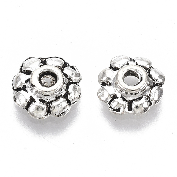 PandaHall Tibetan Style Alloy Bead Caps, Multi-Petal, Cadmium Free & Lead Free, Antique Silver, 9x4mm, Hole: 1.5mm, Inner Diameter: 7mm...
PandaHall Tibetan Style Alloy Bead Caps, Multi-Petal, Cadmium Free & Lead Free, Antique Silver, 9x4mm, Hole: 1.5mm, Inner Diameter: 7mm...