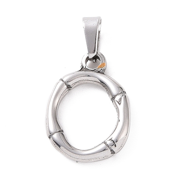 PandaHall 304 Stainless Steel Pendants, Bamboo Style, Stainless Steel Color, Letter.O, 19x13x3mm, Hole: 3x7mm 304 Stainless Steel Letter O
PandaHall 304 Stainless Steel Pendants, Bamboo Style, Stainless Steel Color, Letter.O, 19x13x3mm, Hole: 3x7mm 304 Stainless Steel Letter O